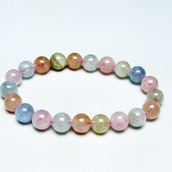 MIXベリル ブレスレット 緑柱石 9mm [T237-4237]