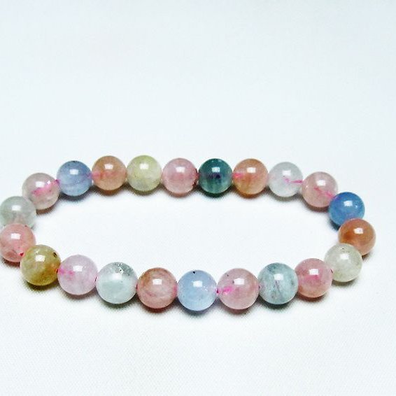 MIXベリル ブレスレット 緑柱石 9mm [T237-4239]