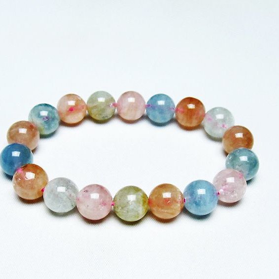 MIXベリル ブレスレット 緑柱石 11mm [T237-4262]