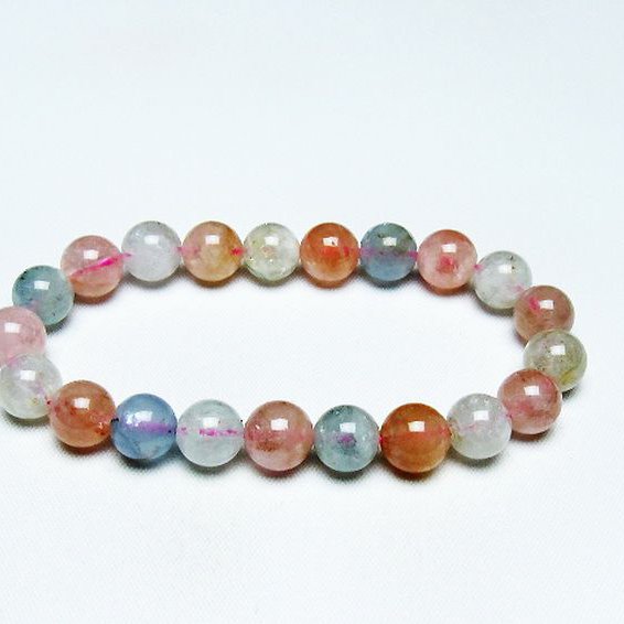 MIXベリル ブレスレット 緑柱石 9mm [T237-4269]