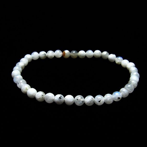 ムーンストーン ブレスレット 5mm [T238-6453]