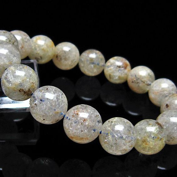 ホワイトガーデンファントムクォーツ ブレスレット 12mm [T239-2275]