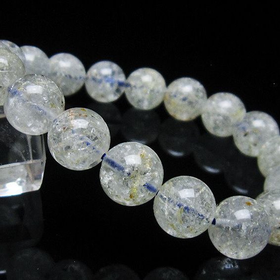 ホワイトガーデンファントムクォーツ ブレスレット 11mm [T239-2835]