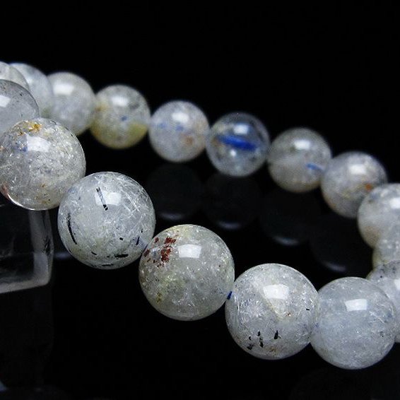 ホワイトガーデンファントムクォーツ ブレスレット 12mm [T239-3057]