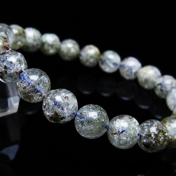 ホワイトガーデンファントムクォーツ ブレスレット 9mm [t239-3155]