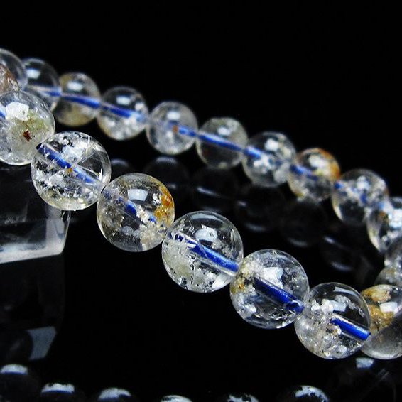 ホワイトガーデンファントムクォーツ ブレスレット 9mm [t239-3179]