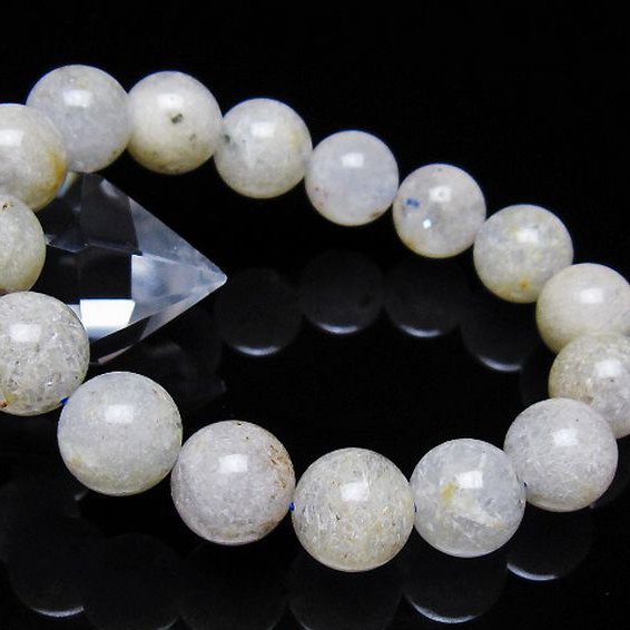 ホワイトガーデンファントムクォーツ ブレスレット 13mm [T239-3212]