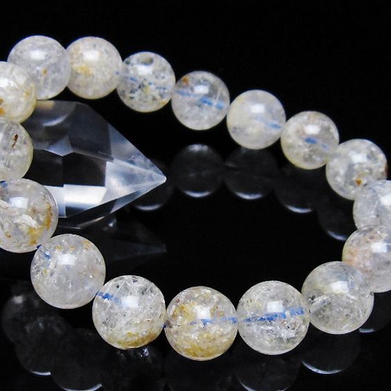 ホワイトガーデンファントムクォーツ ブレスレット 12mm [T239-3223]