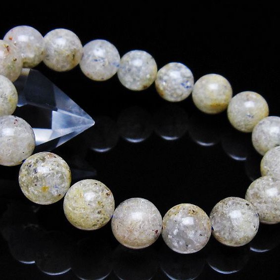 ホワイトガーデンファントムクォーツ ブレスレット 11mm [T239-3248]