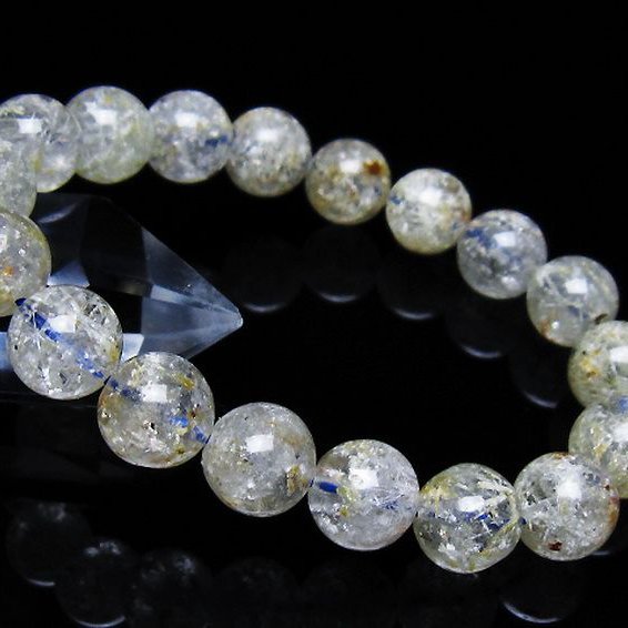 ホワイトガーデンファントムクォーツ ブレスレット 11mm [t239-3328]