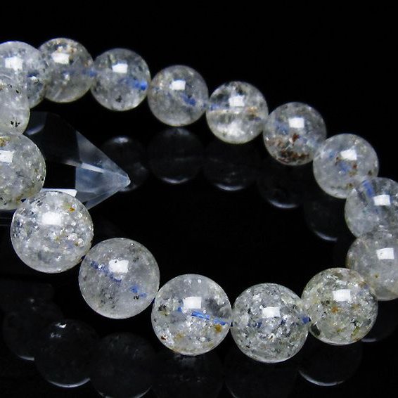 ホワイトガーデンファントムクォーツ ブレスレット 14mm [t239-3332]