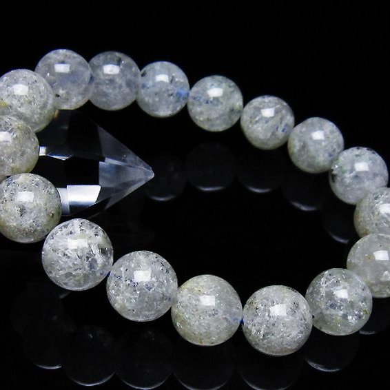 ホワイトガーデンファントムクォーツ ブレスレット 12mm [T239-3355]