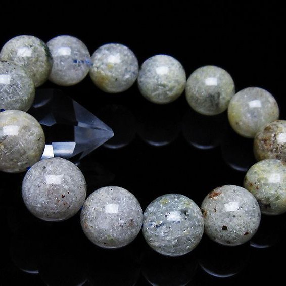 ホワイトガーデンファントムクォーツ ブレスレット 15mm [t239-3379]