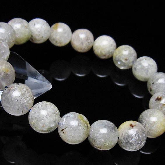 ホワイトガーデンファントムクォーツ ブレスレット 11mm [t239-3510]
