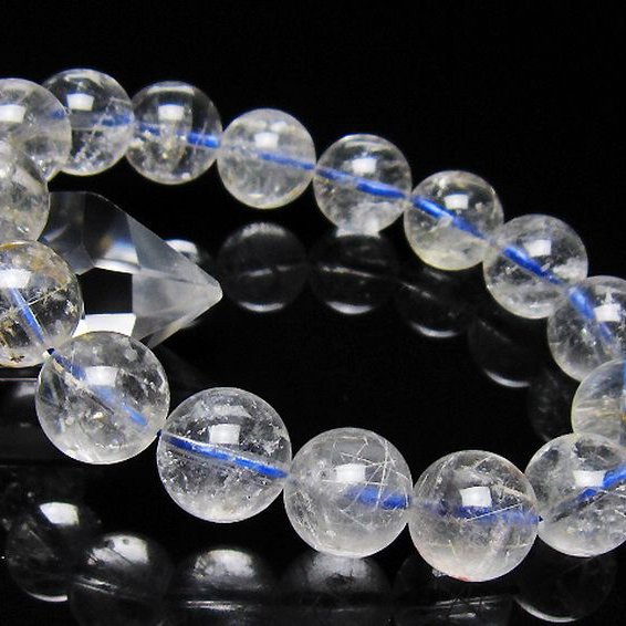 ホワイトガーデンファントムクォーツ ブレスレット 14mm [t239-3564]