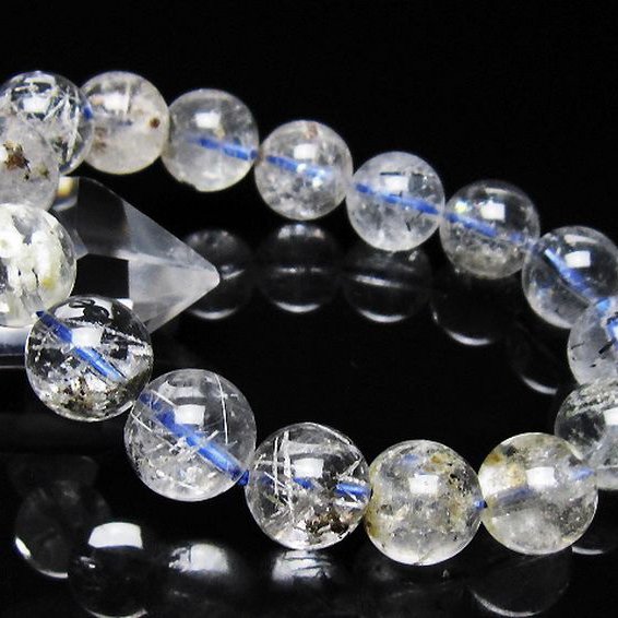 ホワイトガーデンファントムクォーツ ブレスレット 13mm [t239-3566]