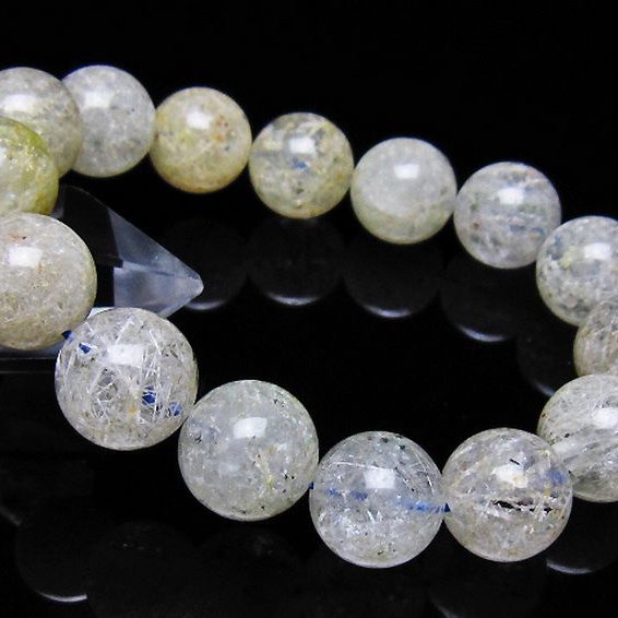 ホワイトガーデンファントムクォーツ ブレスレット 15mm [t239-3591]