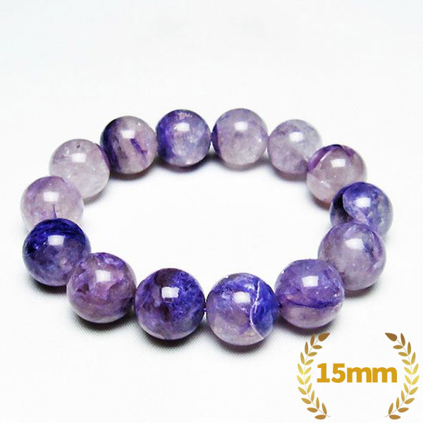 チャロアイト ブレスレット 15mm/カラーセラピー（パープル）/[T24-8686]