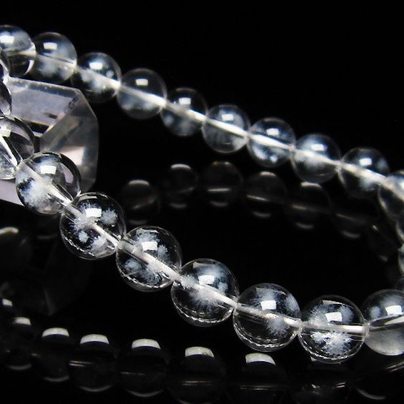 ホワイトスタークォーツ  ブレスレット 8mm [T241-2262]