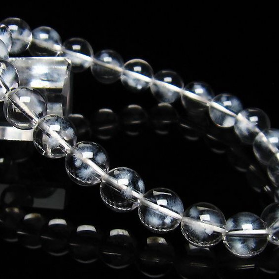 ホワイトスタークォーツ ブレスレット 8mm [T241-2263]