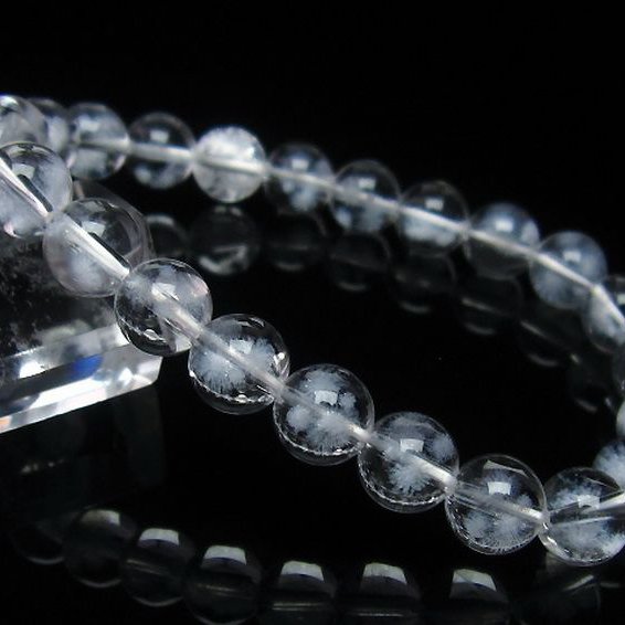 ホワイトスタークォーツ ブレスレット 8mm [T241-2410]