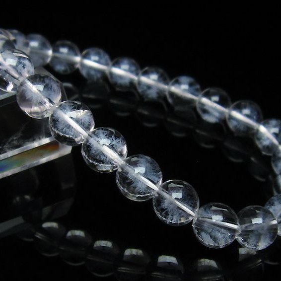 ホワイトスタークォーツ ブレスレット 8mm [t241-2520]