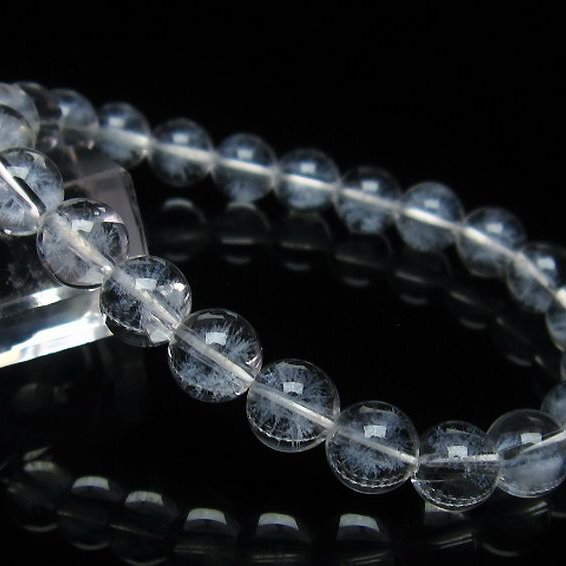 ホワイトスタークォーツ ブレスレット 8mm [T241-2542]