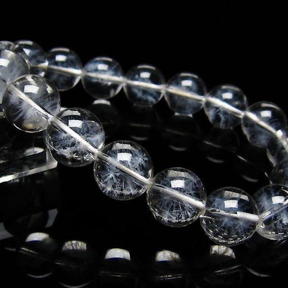 ホワイトスタークォーツ  ブレスレット 12mm [T241-2718]