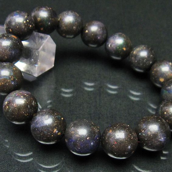ブラックオパール ブレスレット 13mm [T249-3785]