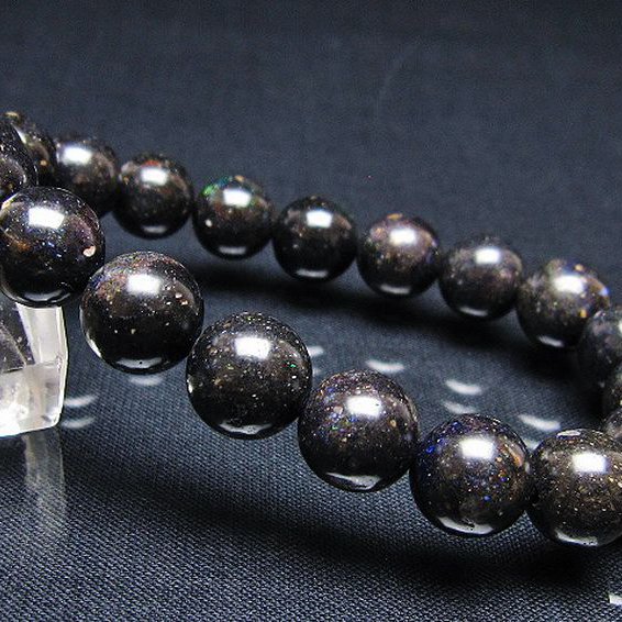 ブラックオパール ブレスレット 11mm [T249-4570]