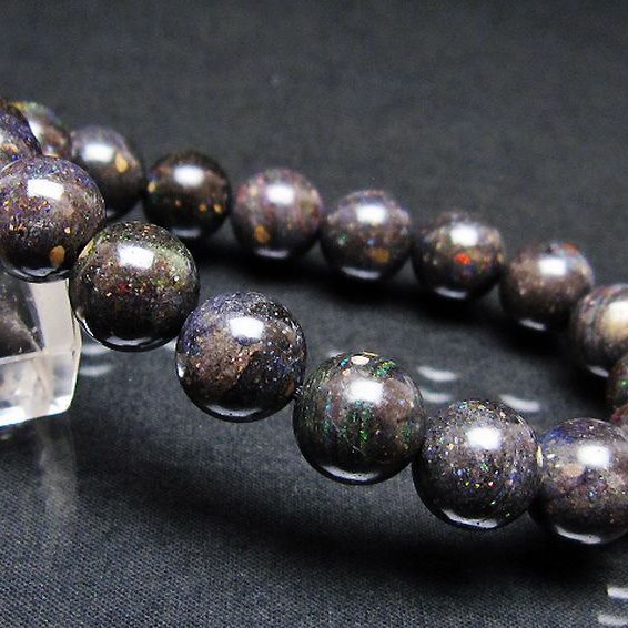 ブラックオパール ブレスレット 11mm [T249-4801]