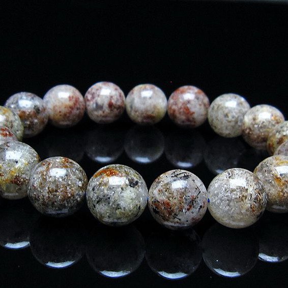 ガーデン トルマリンルチル入り  ブレスレット 12mm [T253-2864]