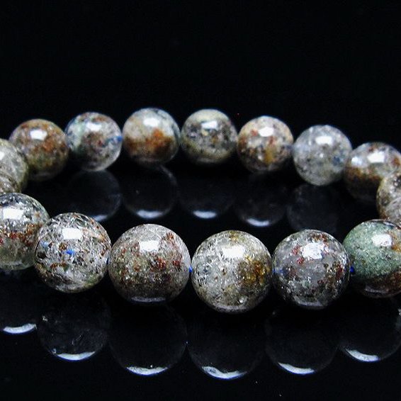 ガーデン トルマリンルチル入り  ブレスレット 12mm [T253-2910]