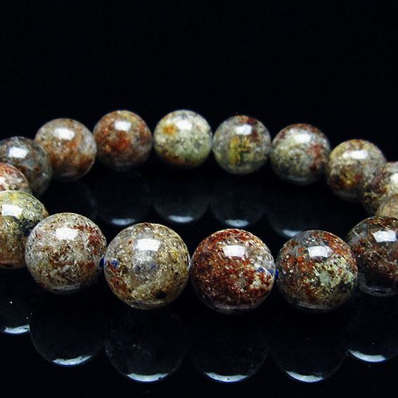 ガーデン トルマリンルチル入り  ブレスレット 14mm [T253-2933]