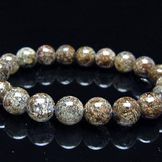 ガーデン トルマリンルチル入り  ブレスレット 10mm [T253-2960]