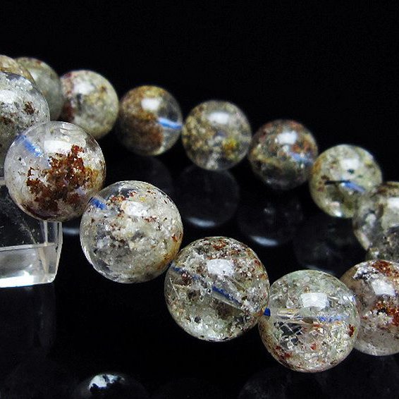 ガーデン トルマリンルチル入り  ブレスレット 14mm [T253-2972]