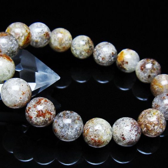 ガーデン トルマリンルチル入り  ブレスレット 12mm [T253-3021]