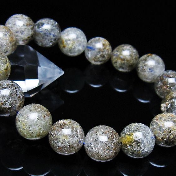 ガーデン トルマリンルチル入り  ブレスレット 14mm [T253-3065]