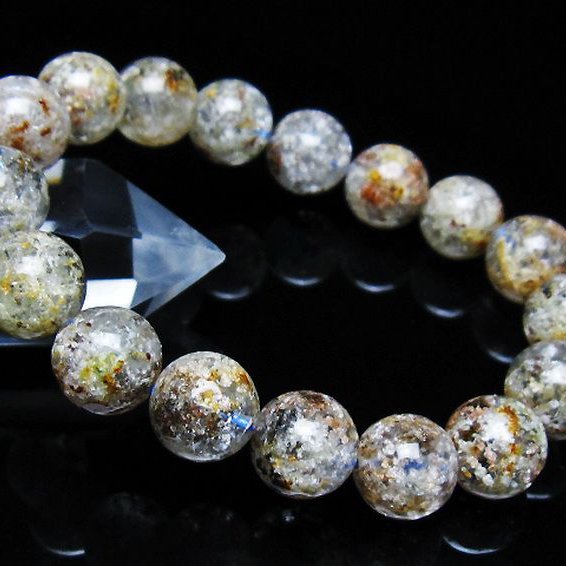 ガーデン トルマリンルチル入り  ブレスレット 12mm [T253-3069]