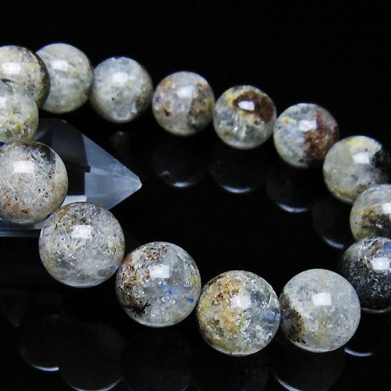 ガーデン トルマリンルチル入り  ブレスレット 14mm [T253-3185]