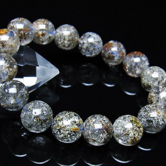 ガーデン トルマリンルチル入り  ブレスレット 13mm [T253-3233]