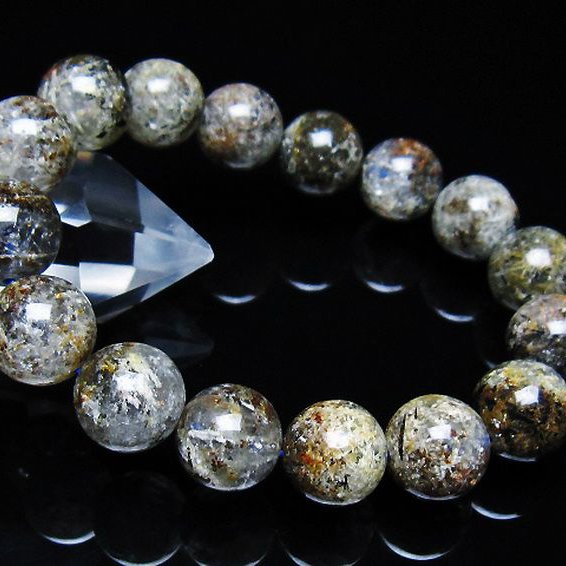 ガーデン トルマリンルチル入り  ブレスレット 13mm [T253-3246]