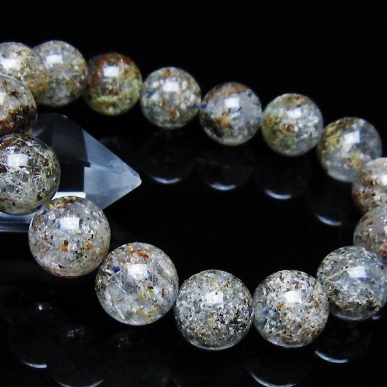 ガーデン トルマリンルチル入り  ブレスレット 14mm [T253-3260]