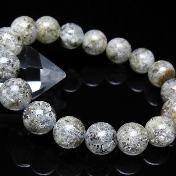 ガーデン トルマリンルチル入り ブレスレット 12mm [t253-3381]