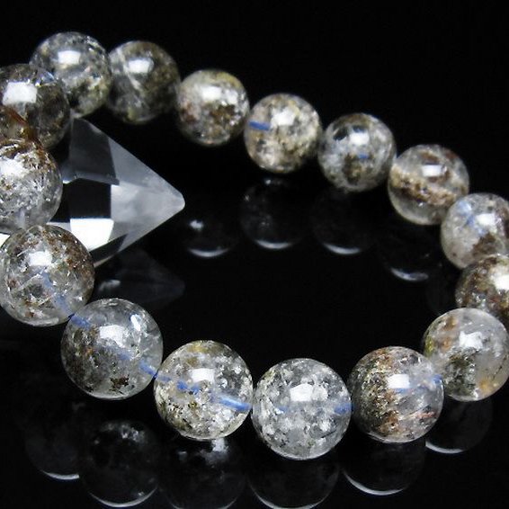 ガーデン トルマリンルチル入り ブレスレット 13mm [t253-3406]