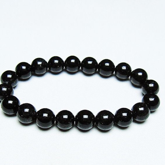 ブラックルチルクォーツ ブレスレット 10mm [T257-6788]