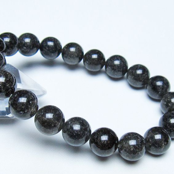 ブラックルチルクォーツ ブレスレット 11mm [t257-8351]