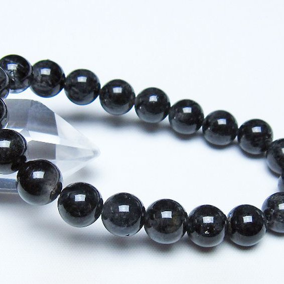 ブラックルチルクォーツ ブレスレット 10mm [t257-8460]