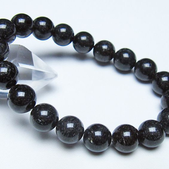 ブラックルチルクォーツ ブレスレット 11mm [t257-8535]