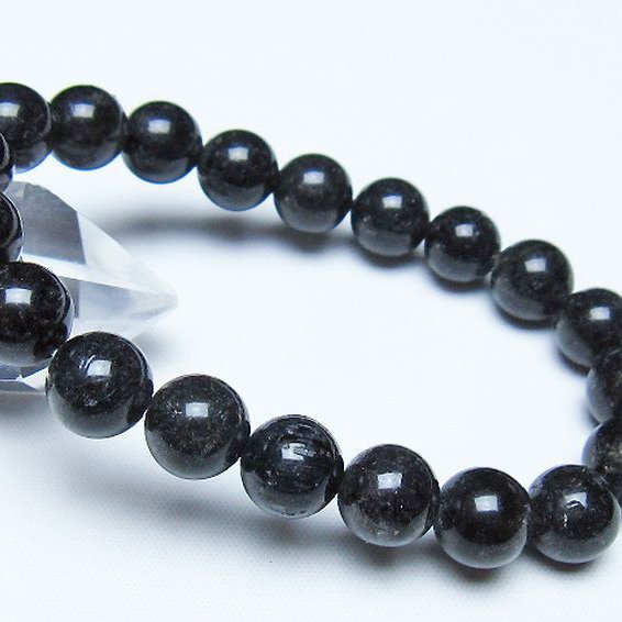 ブラックルチルクォーツ ブレスレット 10mm [t257-8549]